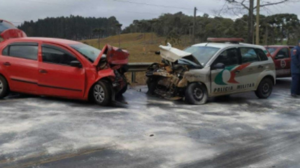 SC: Gelo na pista causa acidente e deixa um morto e cinco feridos