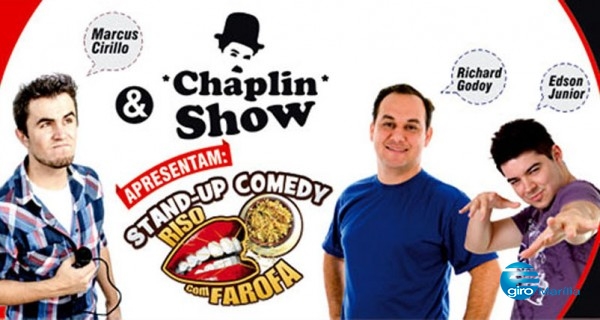 Chaplin traz stand up e humorista convida público, veja vídeo