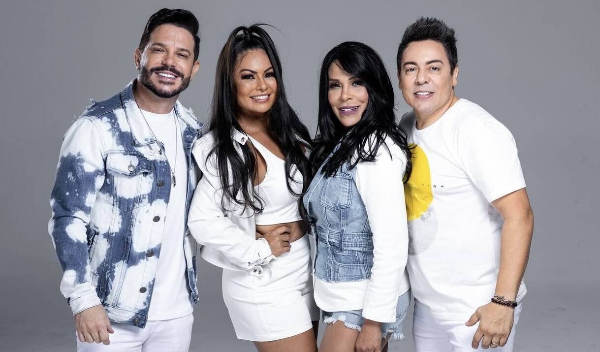  Bell Oliver, Paulinha Abelha, Silvânia Aquino e Daniel Diau. Foto: Reprodução/Instagram
