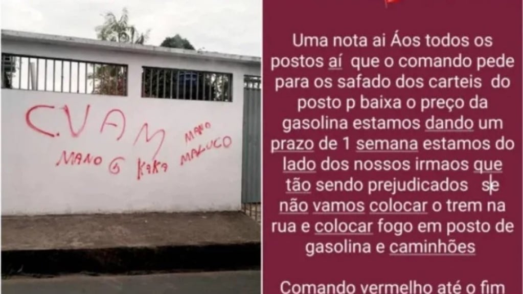 Comando Vermelho teria mandado postos abaixarem o preço da gasolina em Manaus