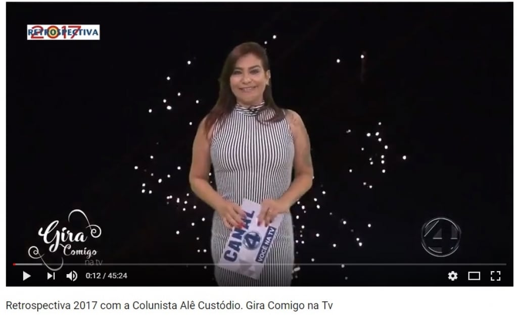 Retrospectiva 2017 com a Colunista Alê Custódio. Gira Comigo na Tv