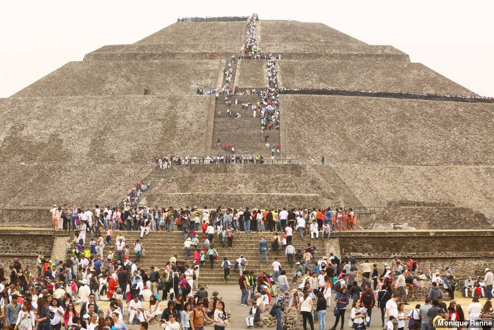 Ruínas Teotihuacan, no México. Foto: Monique Renne