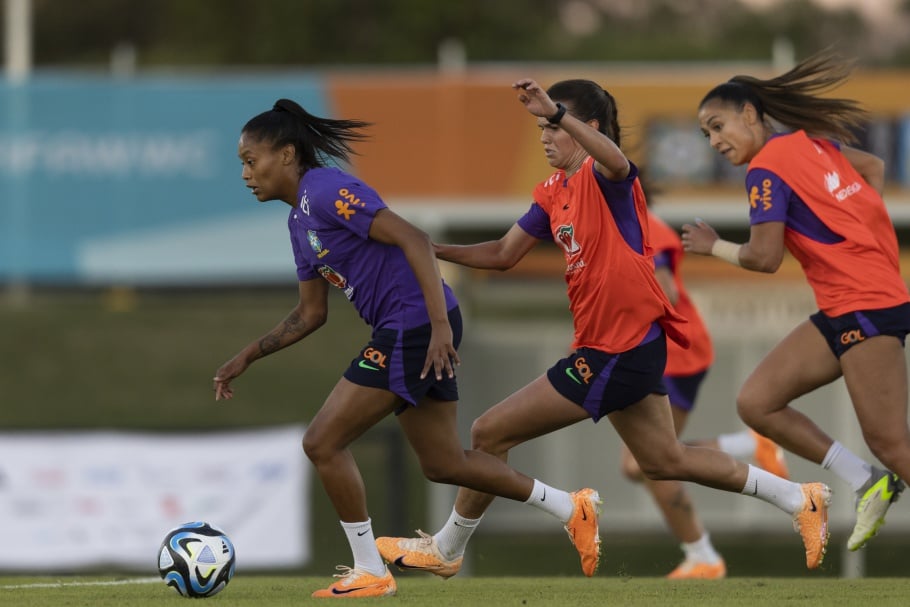 Primeiro treino da Seleção Feminina Principal em Brisbane