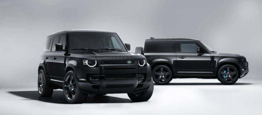 Land Rover Defender V8 Bond Edition. Foto: Divulgação