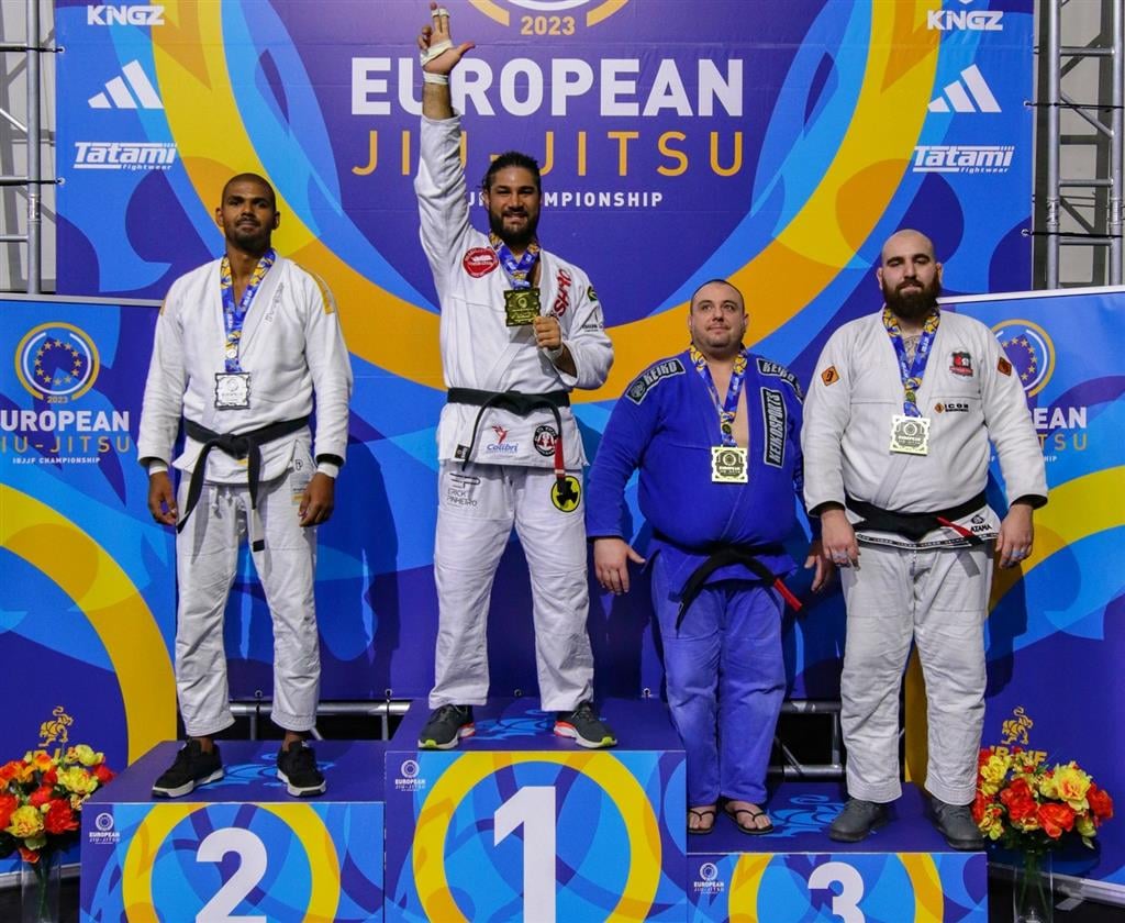 Percyvan Machado, de Marília conquista ouro no Europeu de Jiu-Jitsu