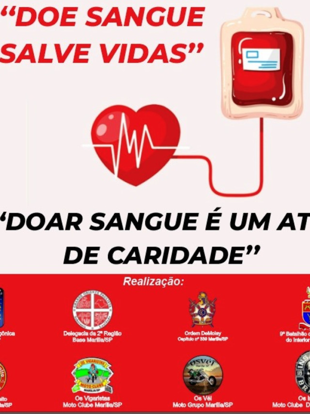 Campanha Sangue Fraterno cria grande mobilização por doação de sangue em Marília