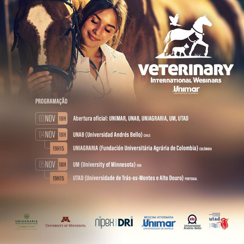 Unimar realiza o 1º Webinar Internacional de Medicina Veterinária