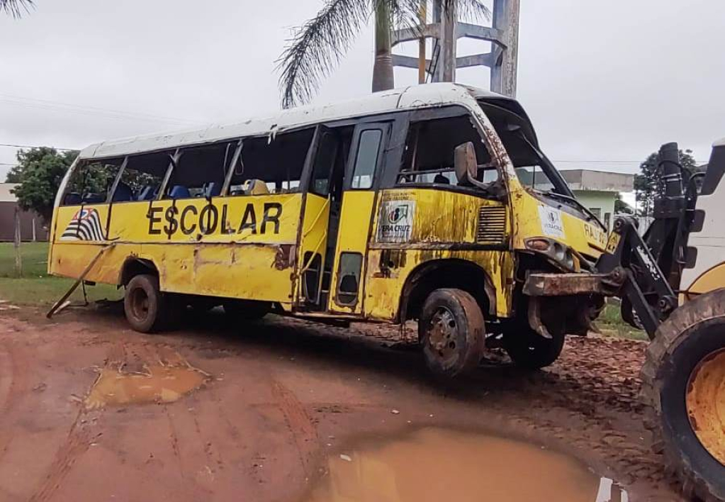 Acidente com ônibus escolar terá perícia em Vera Cruz veja nota oficial