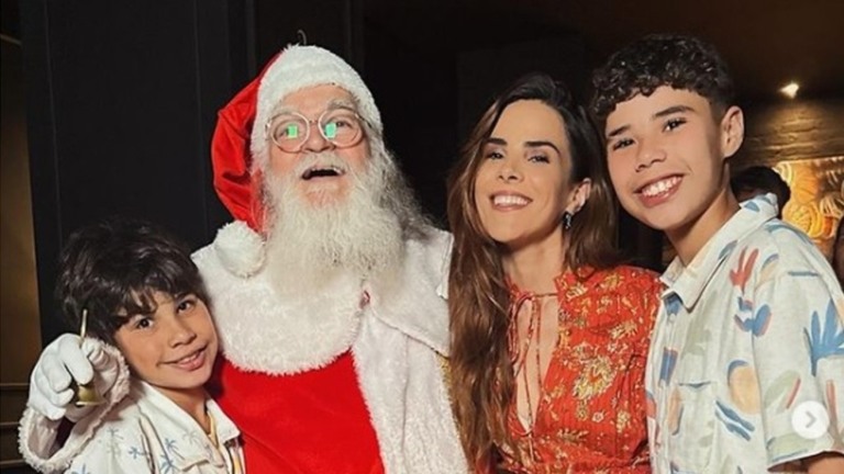 Confira os looks dos famosos na noite de natal e se encante: ‘Maioria e tom vermelho’