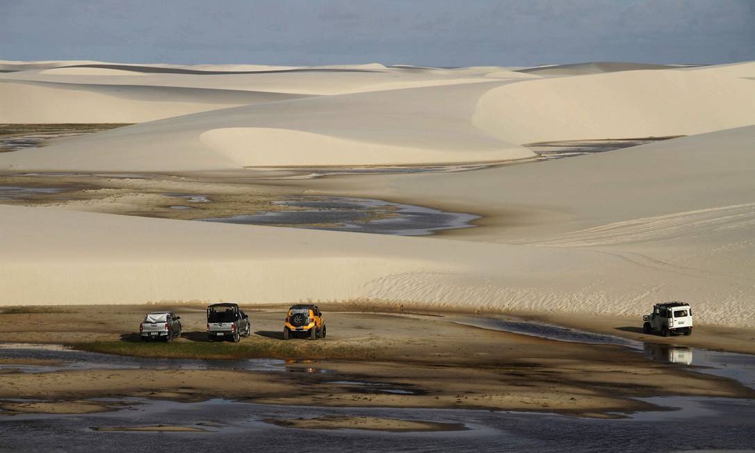 Parque Nacional dos Lençóis Maranhenses, no Maranhão. Foto: Biaman Prado / Ministério do Turismo / Divulgação