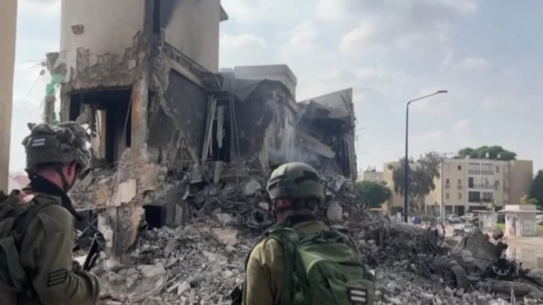 Reprodução / CNN Brasil – 09.10.2023 Bombardeio em Israel