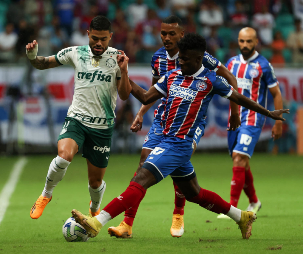 Palmeiras perde a invencibilidade para o Bahia no Brasileirão