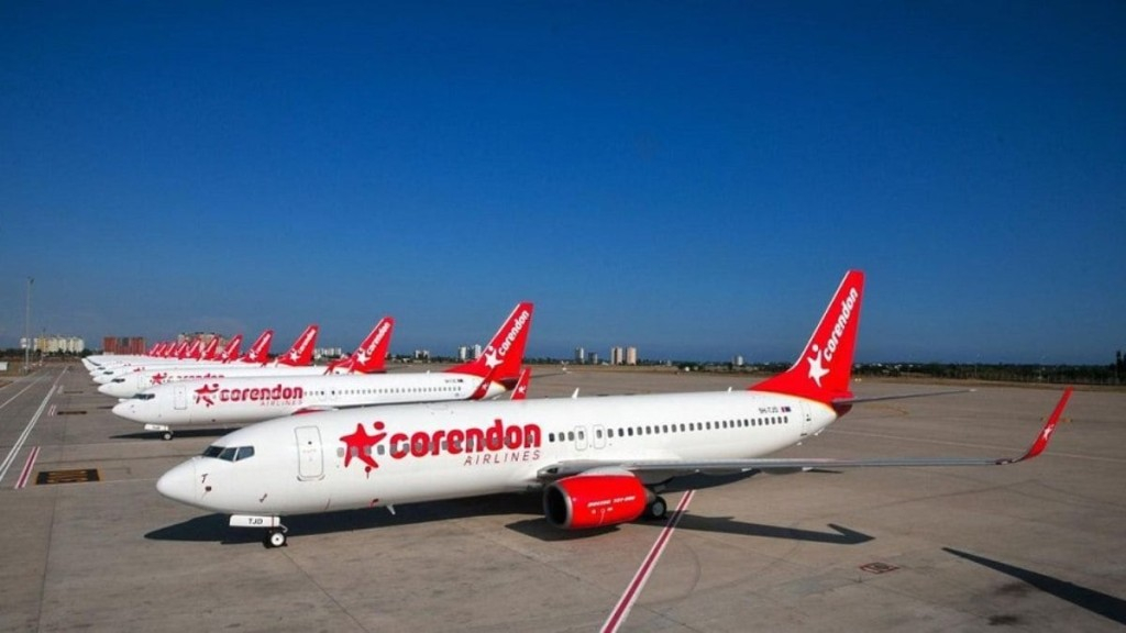 Reprodução/Instagram 31.08.2023 Corendon Airlines é uma companhia aérea turca