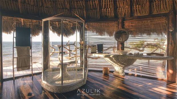 Confira fotos do Azulik Tulum, resort de luxo onde está hospedada Gabriela Pugliesi e Tulio Dek. Foto: Reprodução/Azulik Tulum