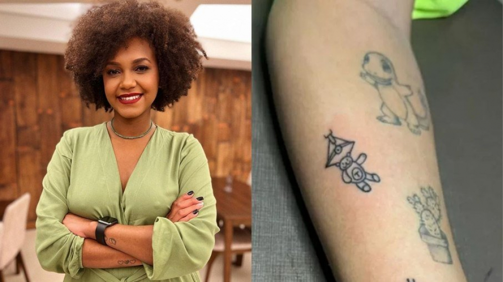 Jessilane homenageia Linn da Quebrada e Tiago Abravanel com tatuagens