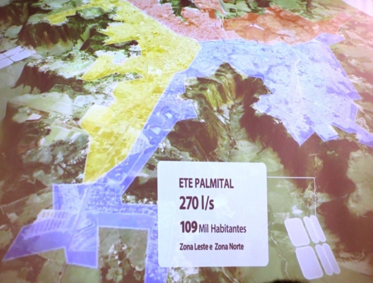 Prefeitura abre concorrência para tratamento de esgoto do Palmital