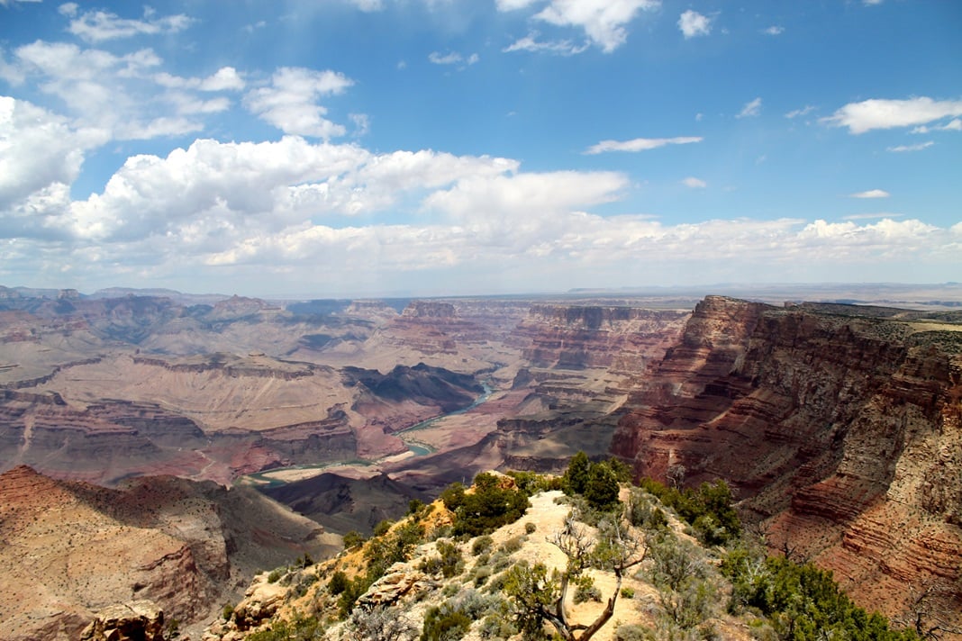 Rafaella Ferraz em viagem pelo Grand Canyon