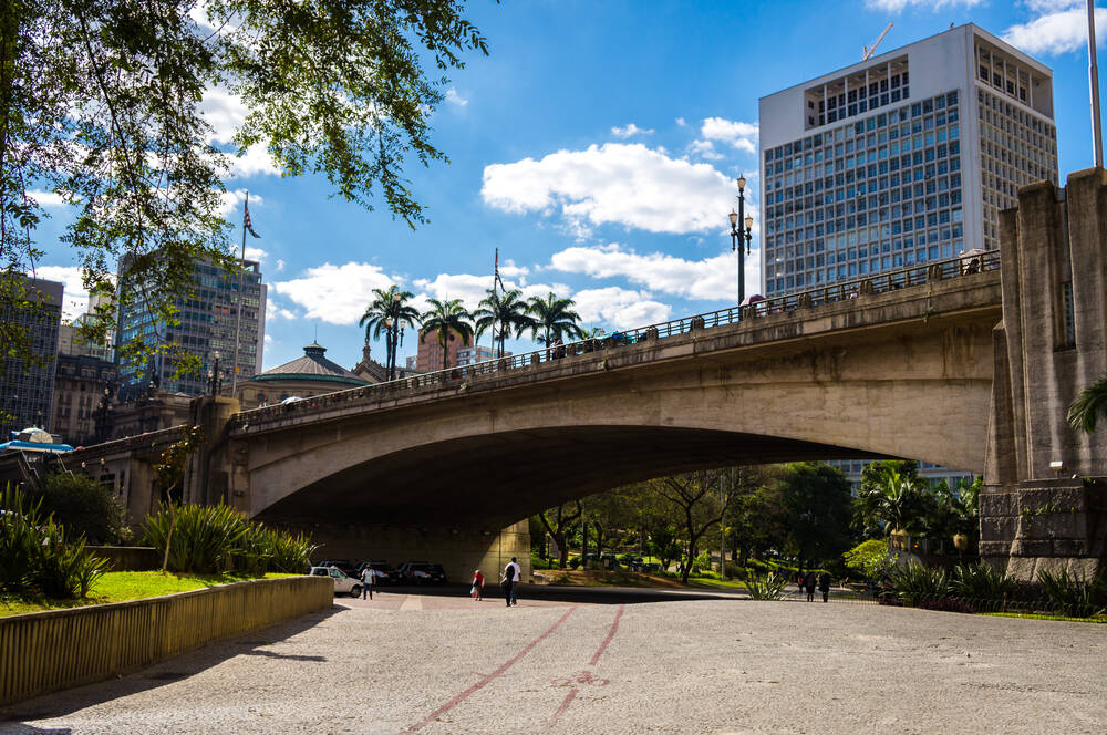 Viaduto do Chá, em São Paulo. Foto: Reprodução