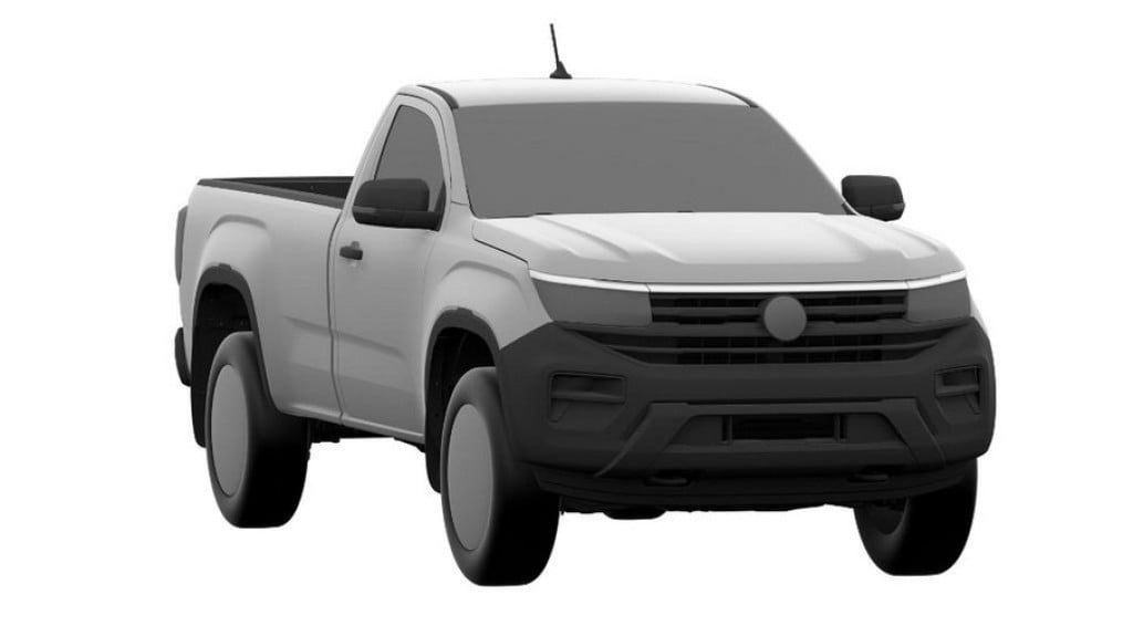 Vazam esboços de patentes da cabine simples da 2ª geração da VW Amarok