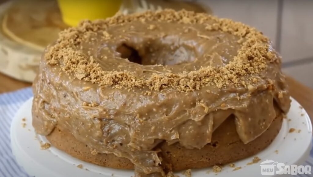 Bolo especial para festas Junina, Bolo de Paçoca Cremoso