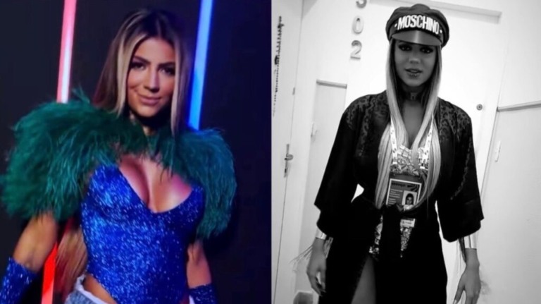 Ex-BBB Hariany Almeida brilha como musa em camarote da Sapucaí
