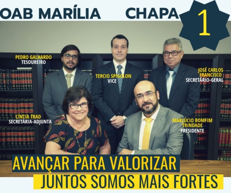 Site, cursos, serviços; diretoria da OAB divulga projetos para reeleição