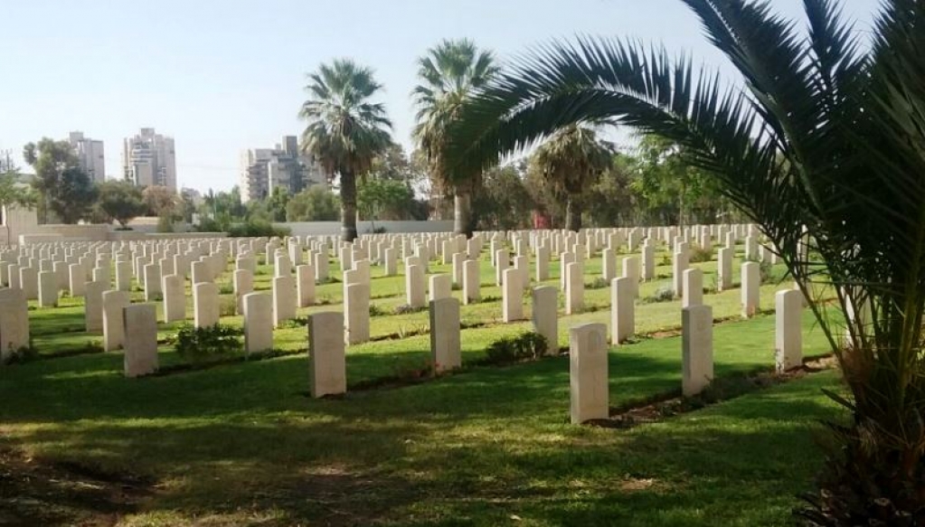 Cemitério de soldados ingleses da I Guerra em Beer Sheva/Israel