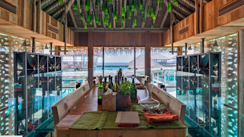 O Six Senses Laamu é um resort de luxo nas Ilhas Maldivas. Foto: Divulgação/Site oficial 23.12-2022