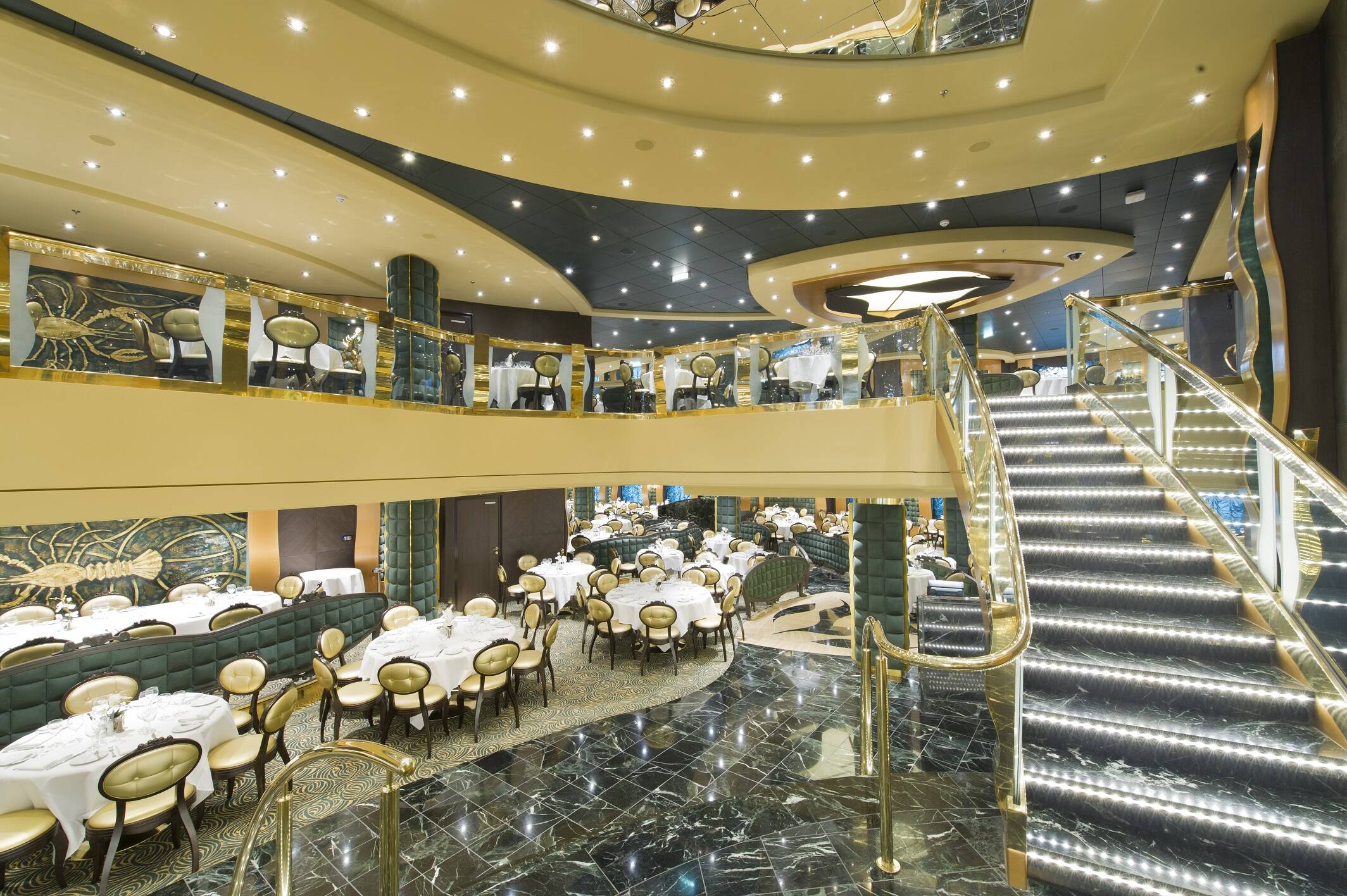 MSC Preziosa - Restaurantes. Foto: MSC/Divulgação