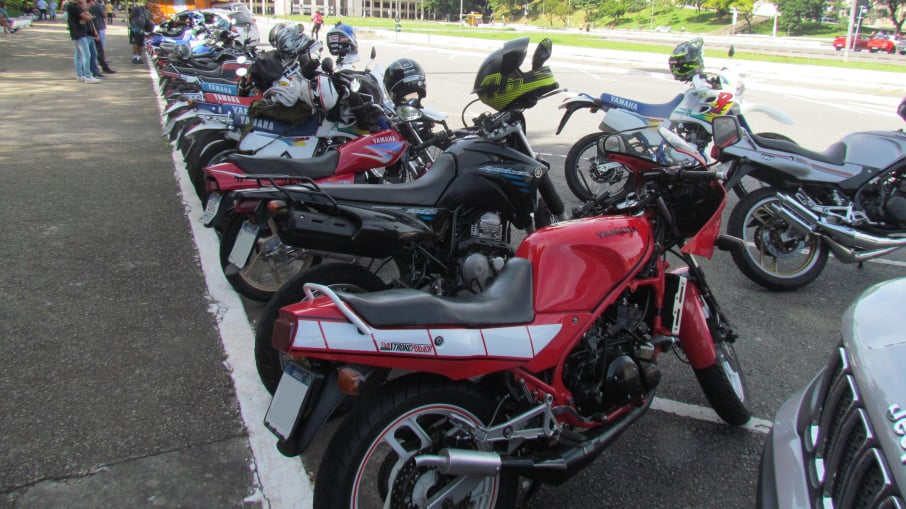 Encontro de motocicletas no Pacaembu. Foto: Gabriel Marazzi