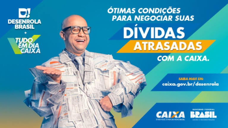 Divulgação / CAIXA CAIXA adere ao Desenrola Brasil com o “Tudo Em Dia CAIXA”
