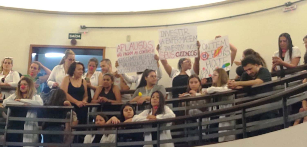 Enfermagem protesta por piso salarial em Marília; veja nota de Ministério