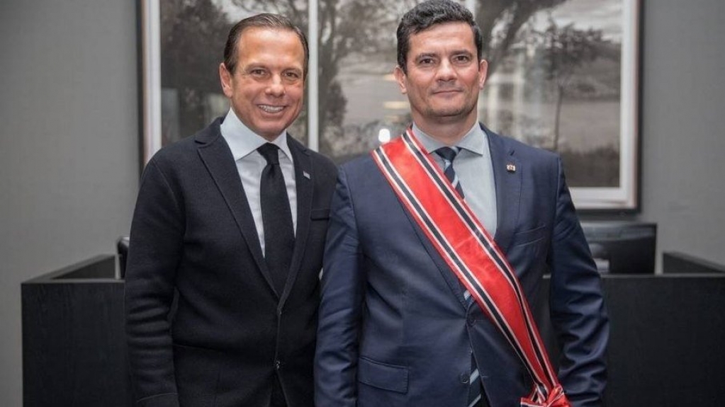 Doria e Moro se encontram em São Paulo Doria e Moro se encontram em São Paulo