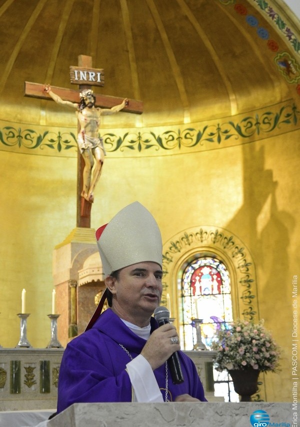 Dom Luiz Cipolini, bispo dioceseno – Érica Montilha/Divulgação