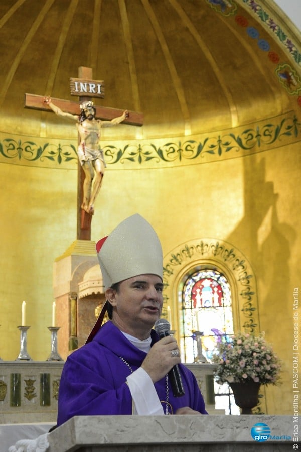 Dom Luiz Cipolini, bispo dioceseno – Érica Montilha/Divulgação