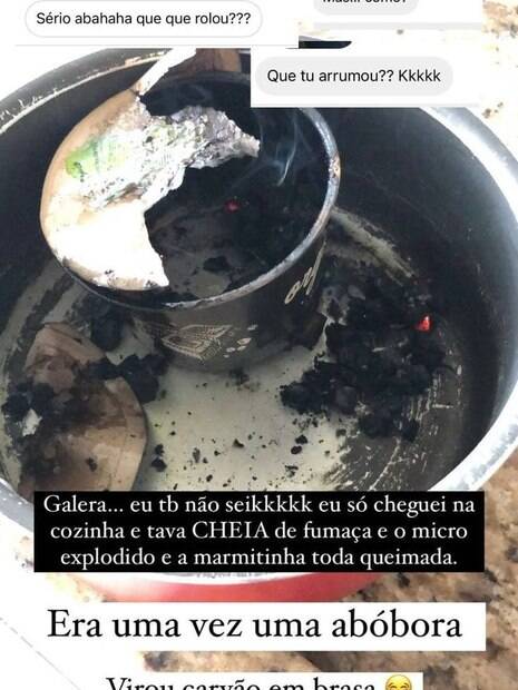 Ana Hikari quase coloca fogo em sua casa