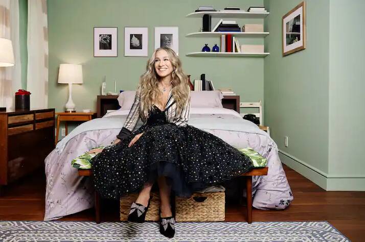 Apartamento de Carrie Bradshaw em "Sex and the City". Foto: Divulgação/Airbnb 