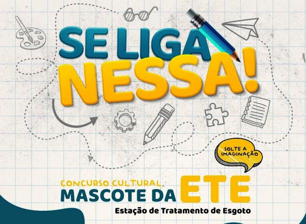 Concurso em escolas vai escolher ‘mascote para estação de esgoto’