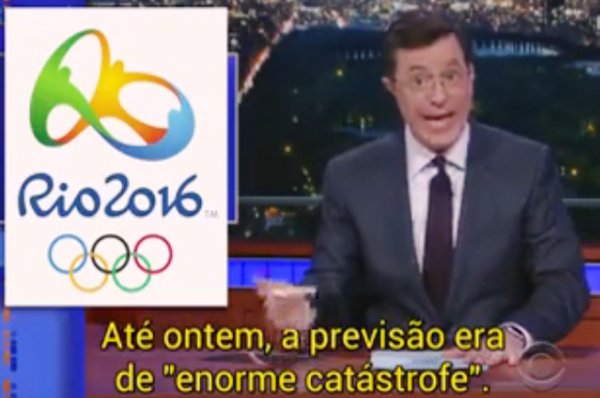 Apresentador americano ironiza Rio 2016 e aponta "catástrofe"; veja vídeo