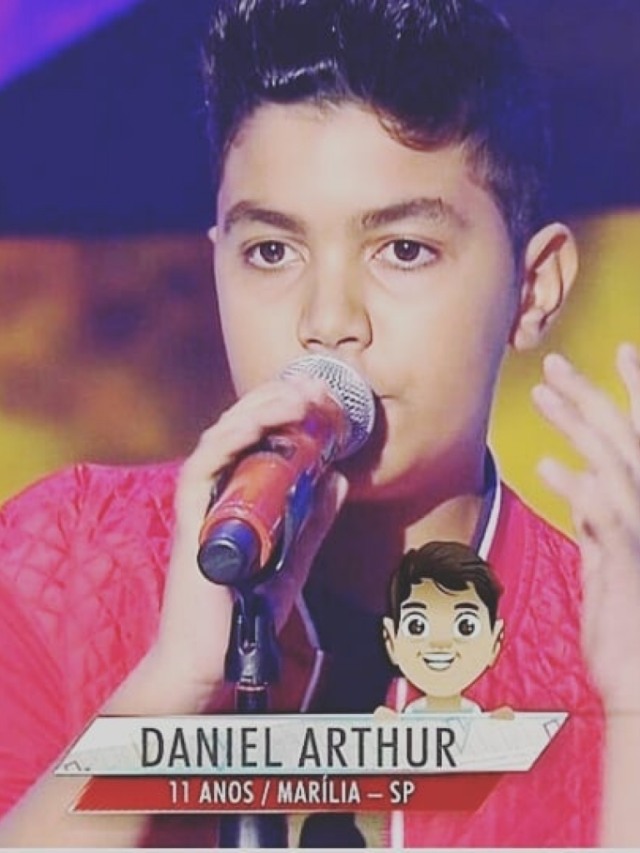 “Sigo sonhando e buscando”, diz Daniel Arthur após The Voice Kids
