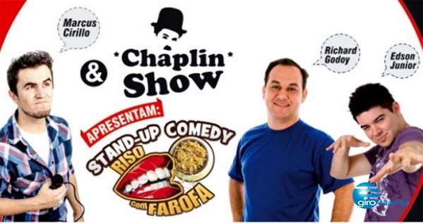 Chaplin faz duas noites de stand up e restam poucas mesas; reserve a sua