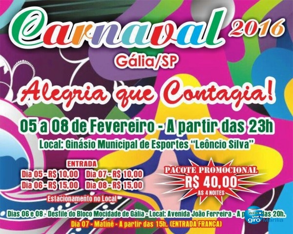 CARNAVAL – Gália mantém tradição de bailes em clube; banda de Marília anima