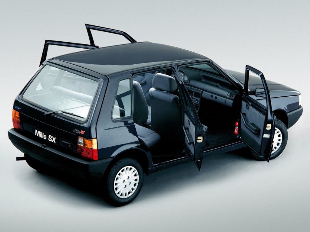 Fiat Uno Mille. Foto: Divulgação