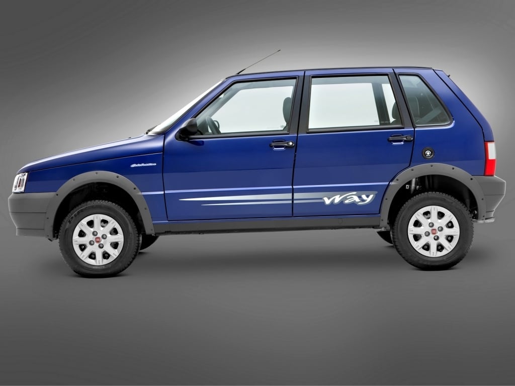 Fiat Uno Mille. Foto: Divulgação