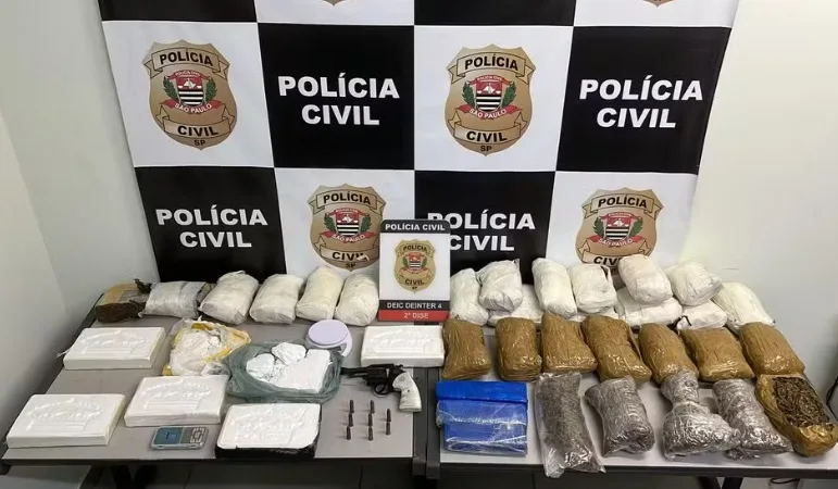 Dupla tinha cocaína pura e maconha de alto padrão