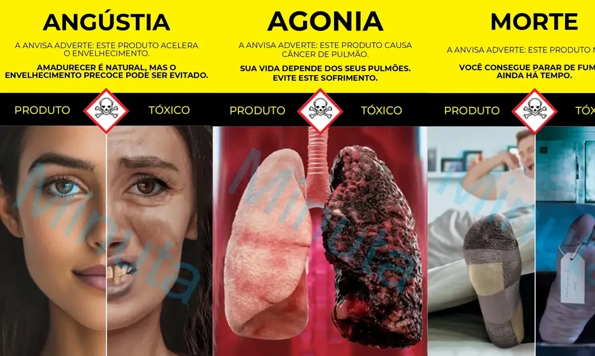 Anvisa divulga nova campanha contra tabaco: angústia, agonia e morte