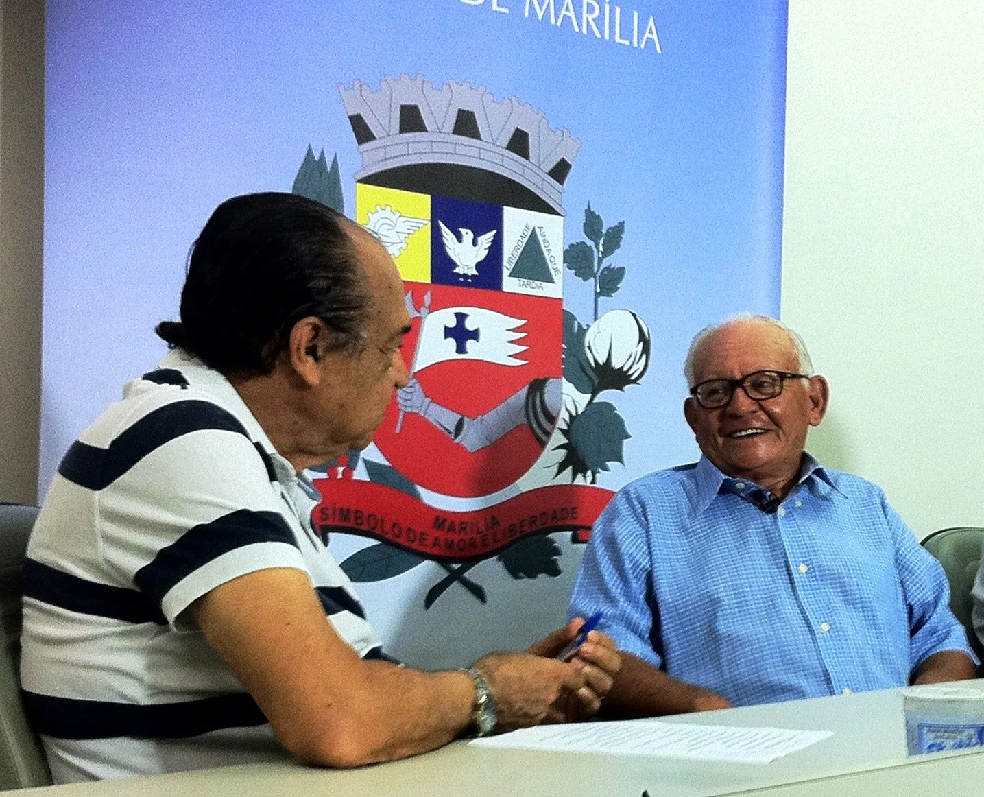 José Inácio, famoso pipoqueiro de Marília, em entrevista com Wilson Mattos