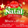 Apae de Marília abre Bazar de Natal neste sábado