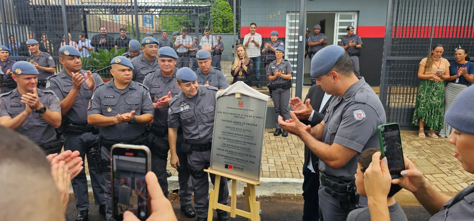 Polícia Militar inaugura nova base em Vera Cruz e amplia atendimento