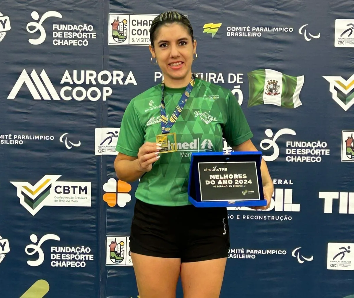 Larissa Tassi é campeã brasileira e  Marília tem dez medalhas